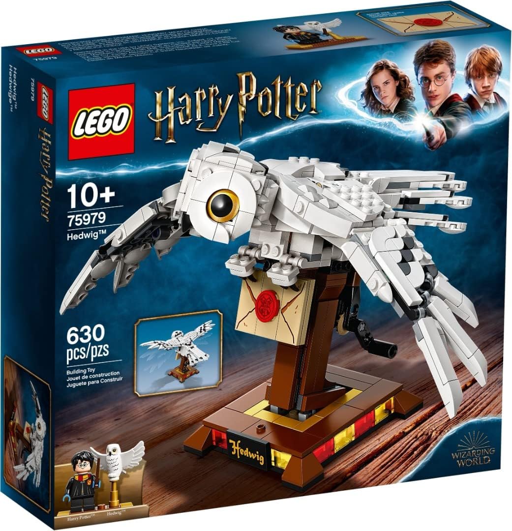 LEGO Harry Potter Hedwig 75979 Moving Wings Collector's Model Building Toy