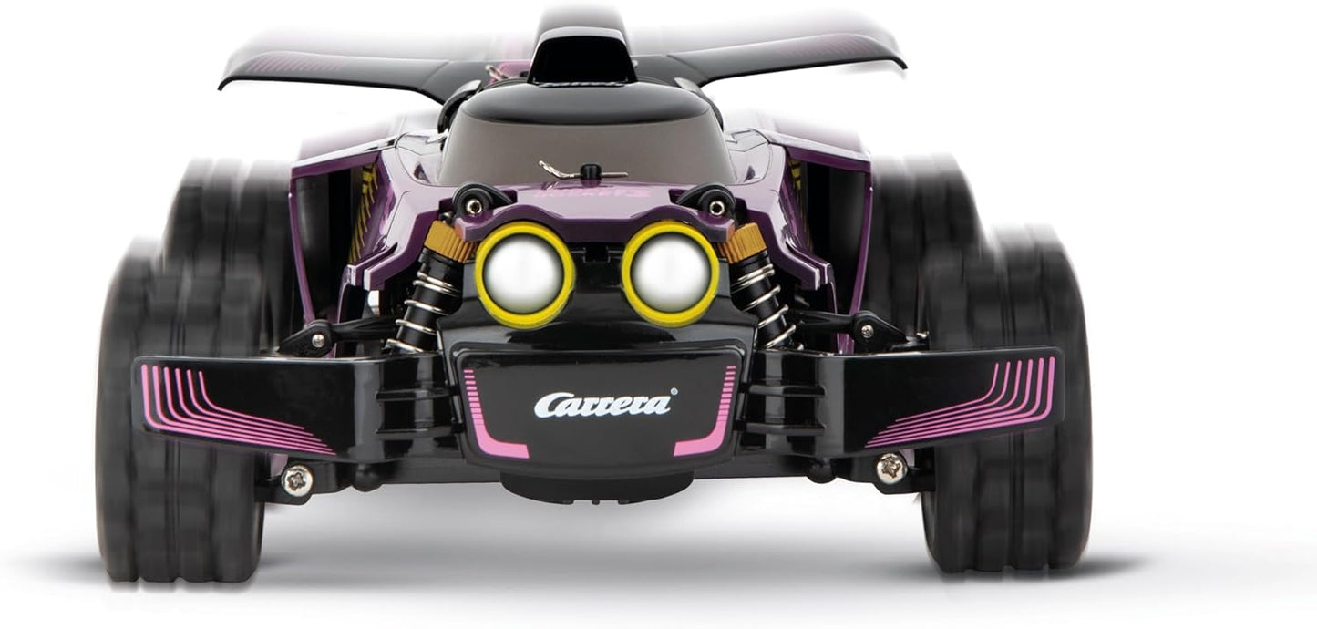 Carrera Professional RC Purple Rocket PX, 2.4 GHz, Carrera Professional RC Series, Extreme Speed up to 50 km/h, 4-wheel drive, splash-proof, high performance drifting, includes LiFePo4 battery