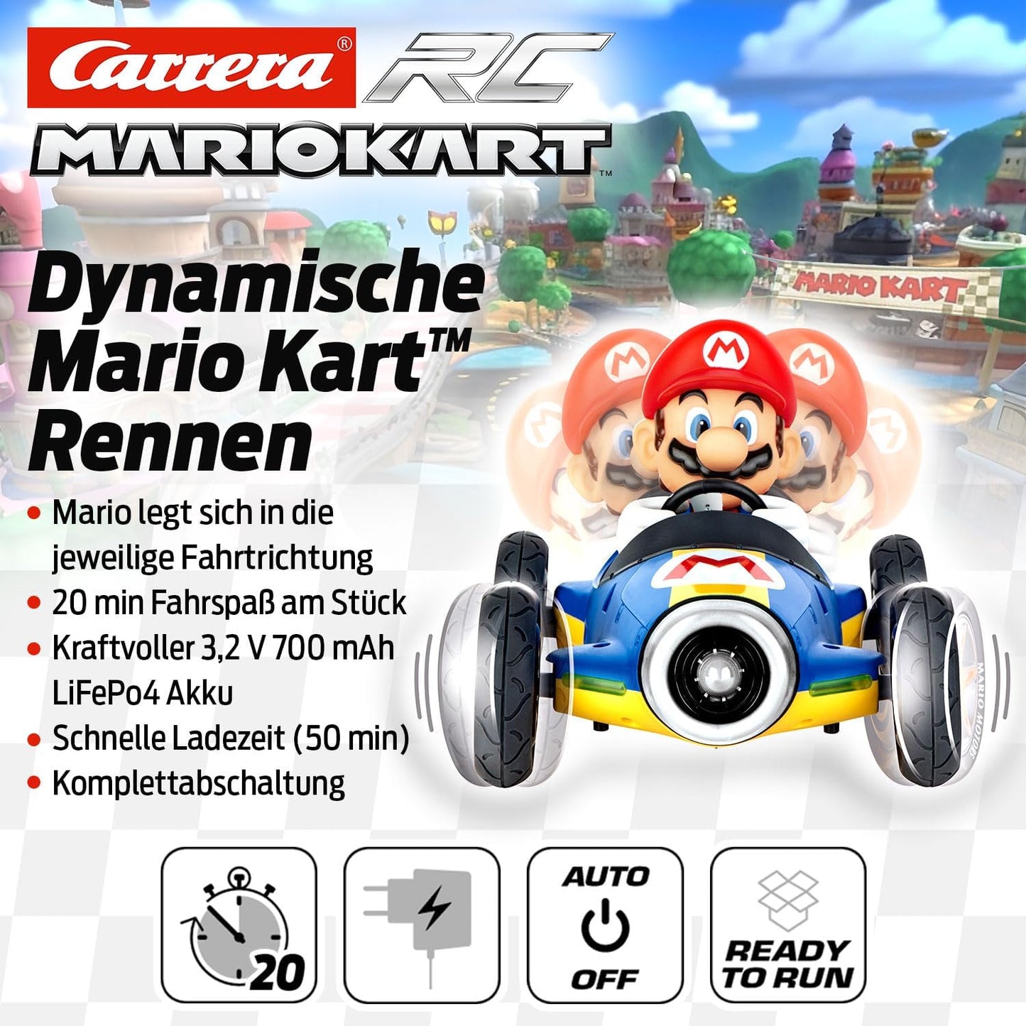 Carrera RC Mario Kart(TM) Bumble V, Yoshi