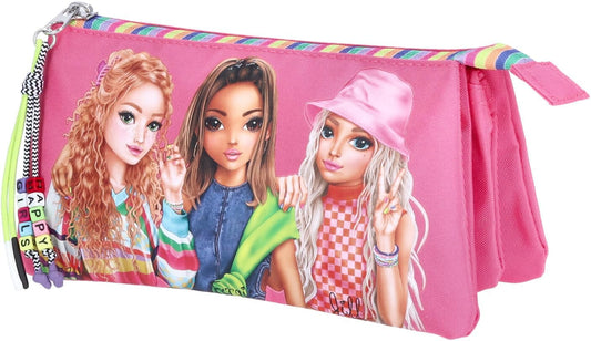 Depesche TOPModel Joy 12915 Fan Pencil Case Pink