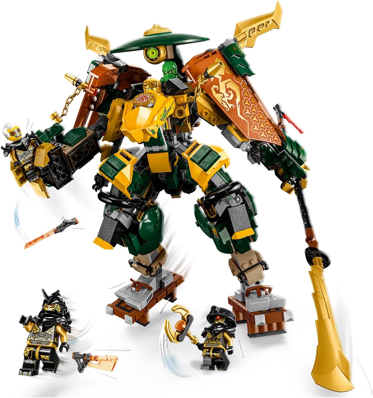 Lego Ninjago 71794 The Ninjas Lloyd and Arin Robot Team, Ninja Toy for Children