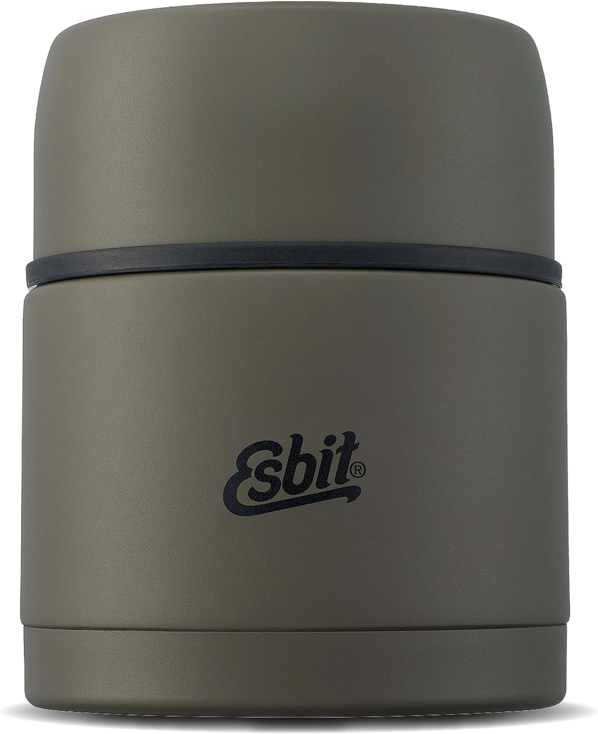 Esbit Classic Thermal Container for Food - Warming Container 500 ml in Olive Green - Stainless Steel for Hot and Cold Foods