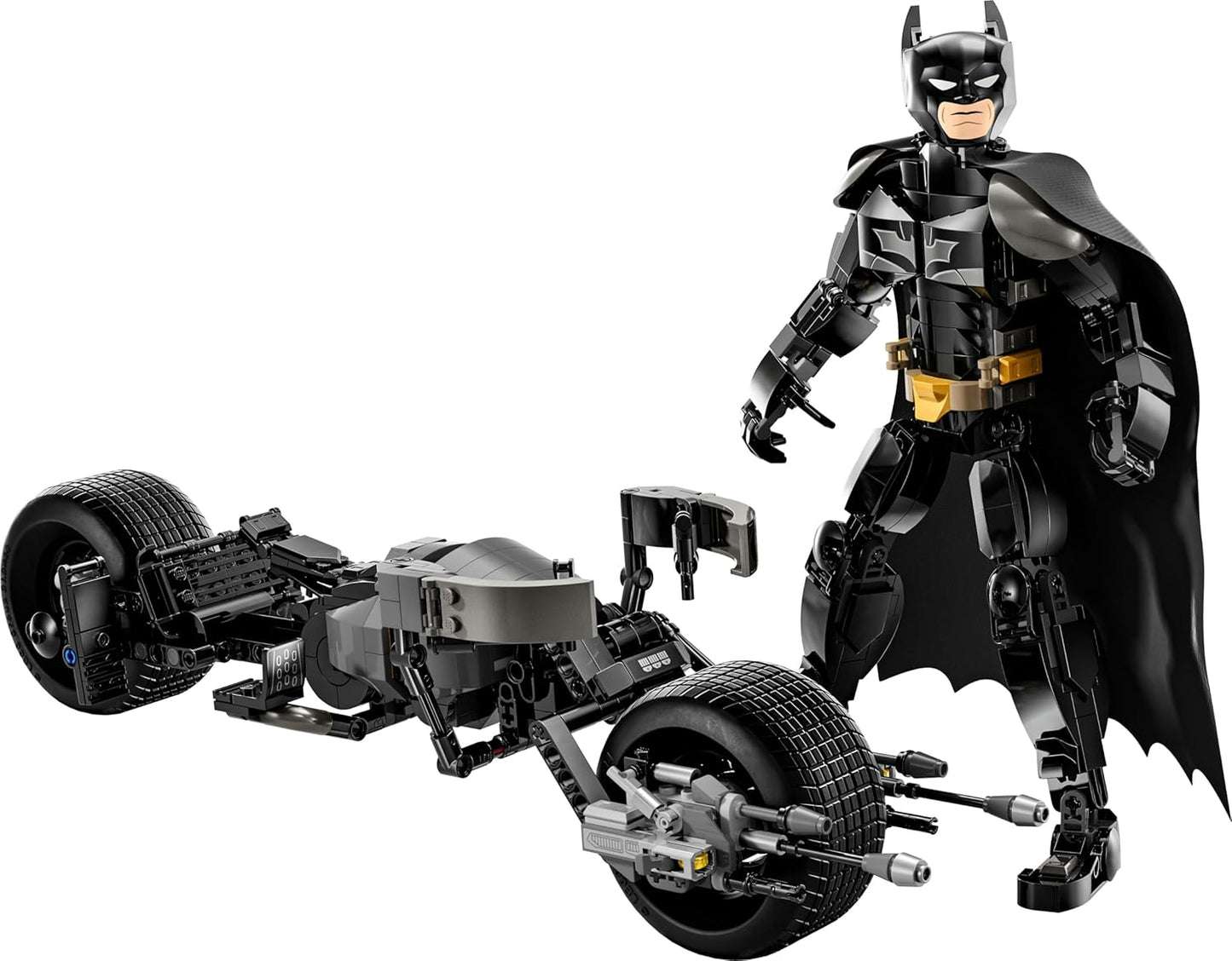 LEGO DC Batman: Batman Building Figure with the Batpod, Superhero Movies Toy, Adventure Playset for Kids, Gift for Boys and Girls 76273