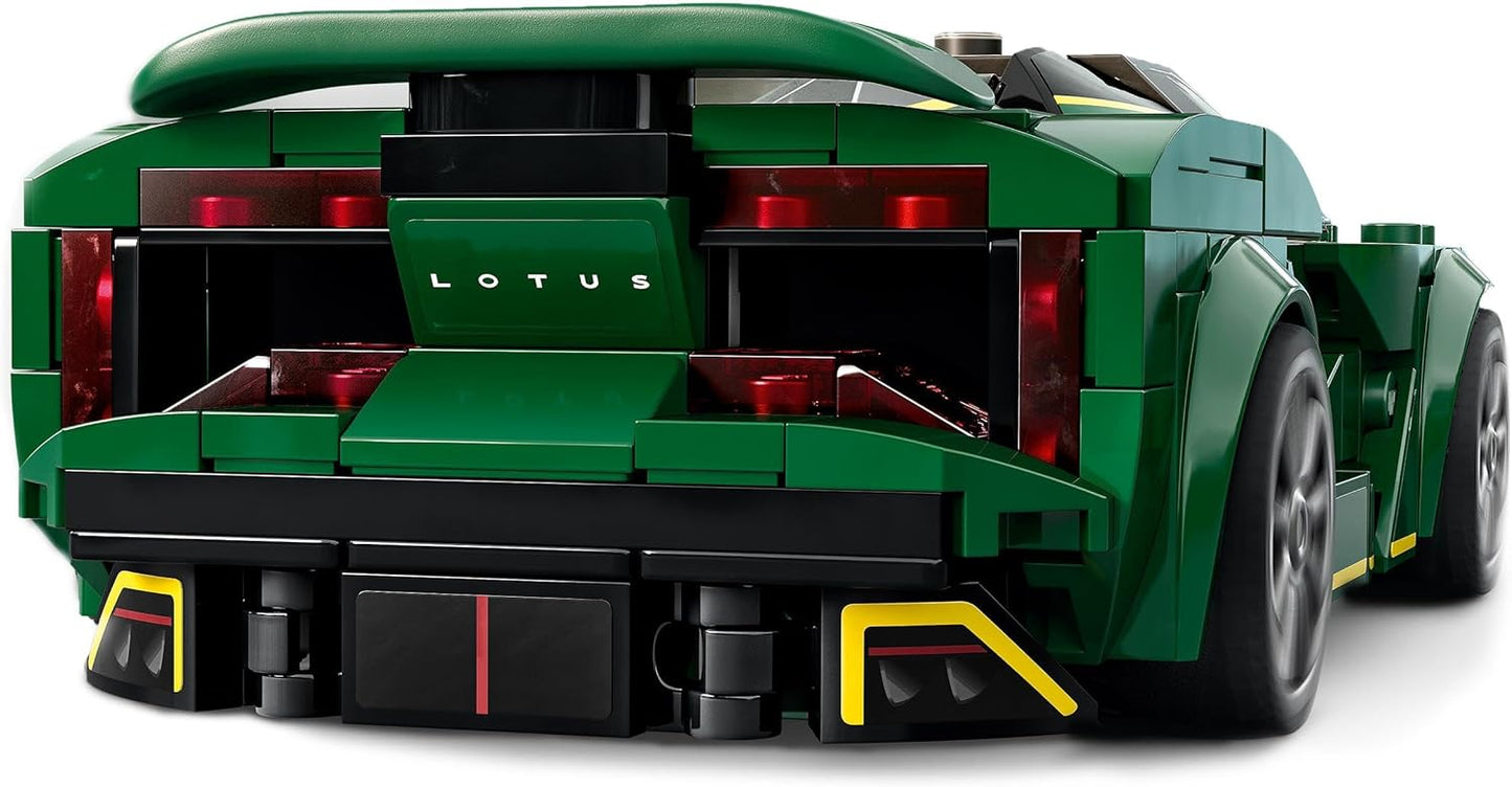 LEGO Speed Champions Lotus Evija Model Car Kit Car Toy with Cockpit for 2 Figures, Racing Car as a Gift for Boys and Girls, 2022 Collection 76907