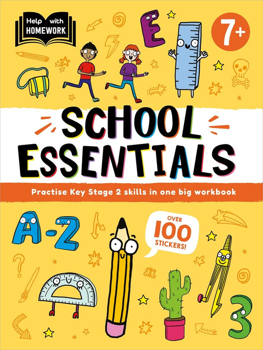 Help With Homework: Age 7+ School Essentials (Practise Key Stage 2 skills in one big workbook)