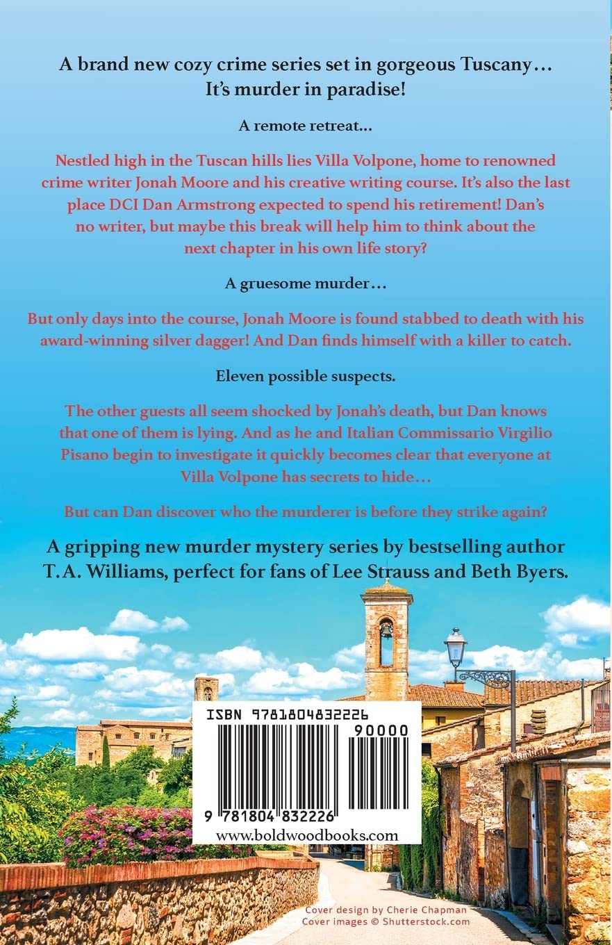 Murder in Tuscany: The start of a page-turning cozy mystery series from T A Williams (An Armstrong and Oscar Cozy Mystery, 1)