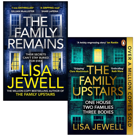 Σετ συλλογής βιβλίων Lisa Jewell The Family Upstairs Series 2 (The Family Remains, The Family Upstairs)