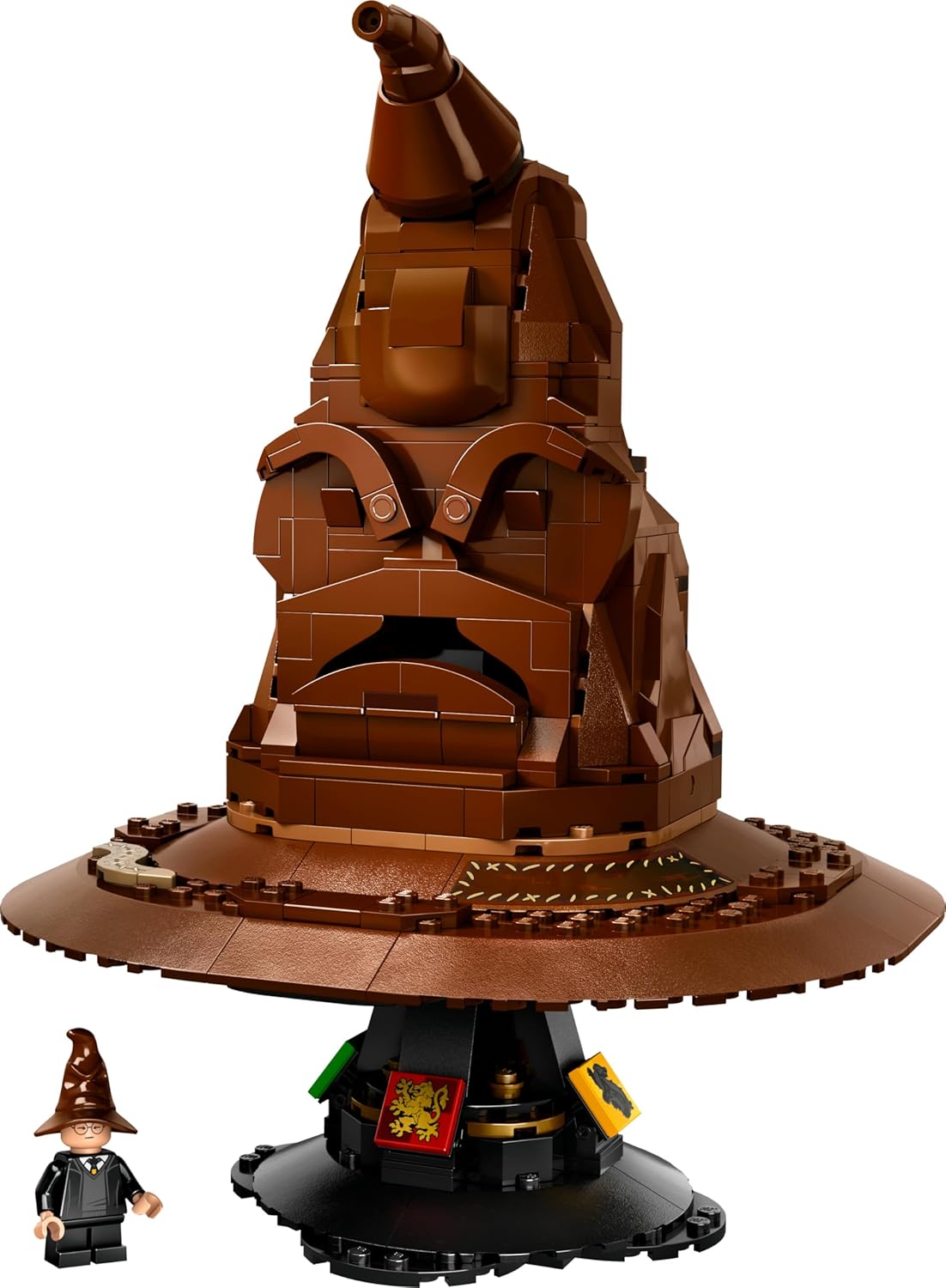 LEGO Harry Potter The Talking Sorting Hat, Hogwarts Model for Adults, Film Gift for Women, Men, Mum and Dad, with Random 31 Sound Combinations, Sorts You into Your Hogwarts House 76429