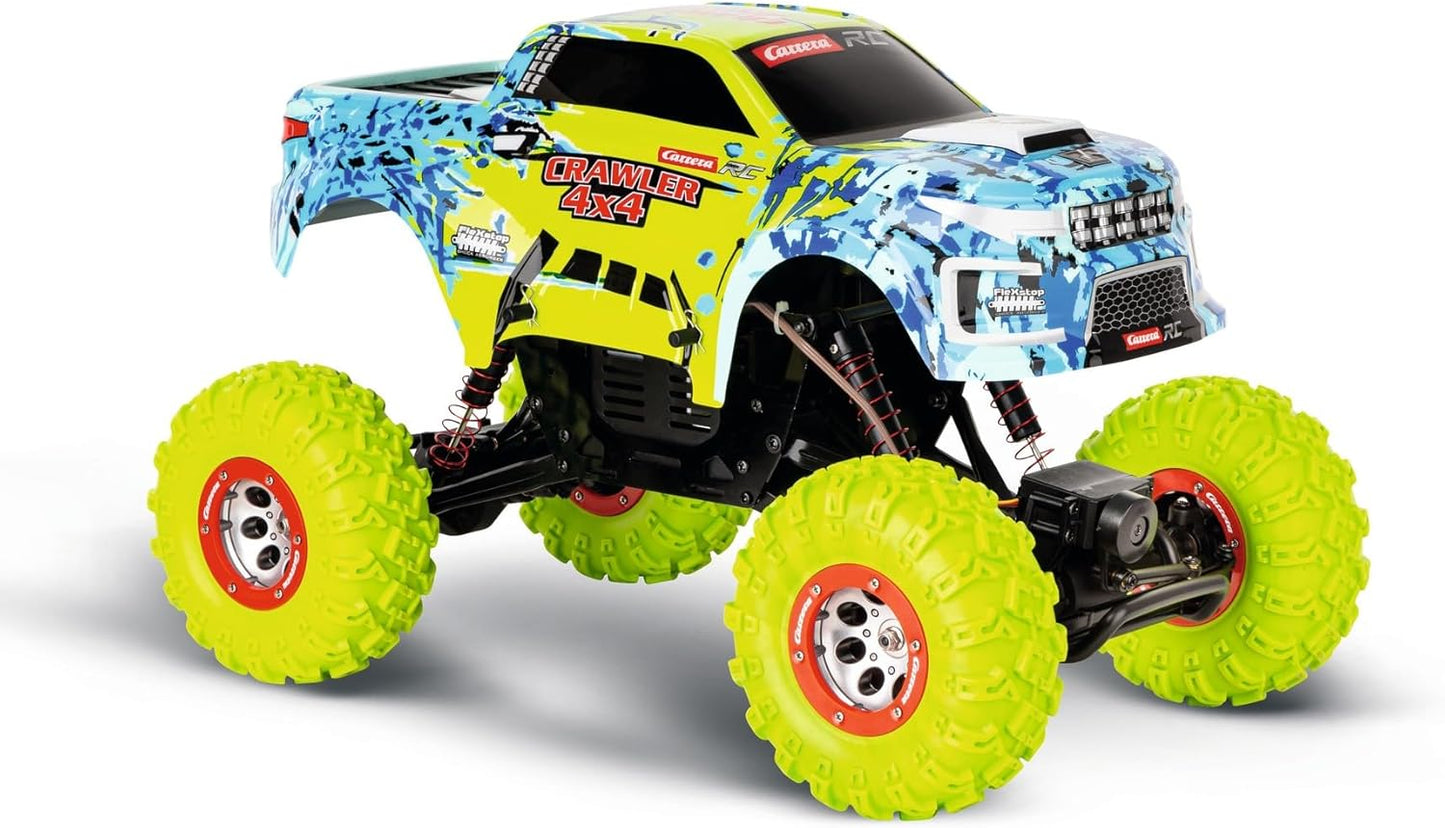 Carrera RC Professional Crawler, Remote Controlled Crawler with 4-Wheel Drive and Metal Gear, Proportional Control & Digital Control for Precise Manoeuvres, Splash-proof & Oil Pressure Shock Absorbers