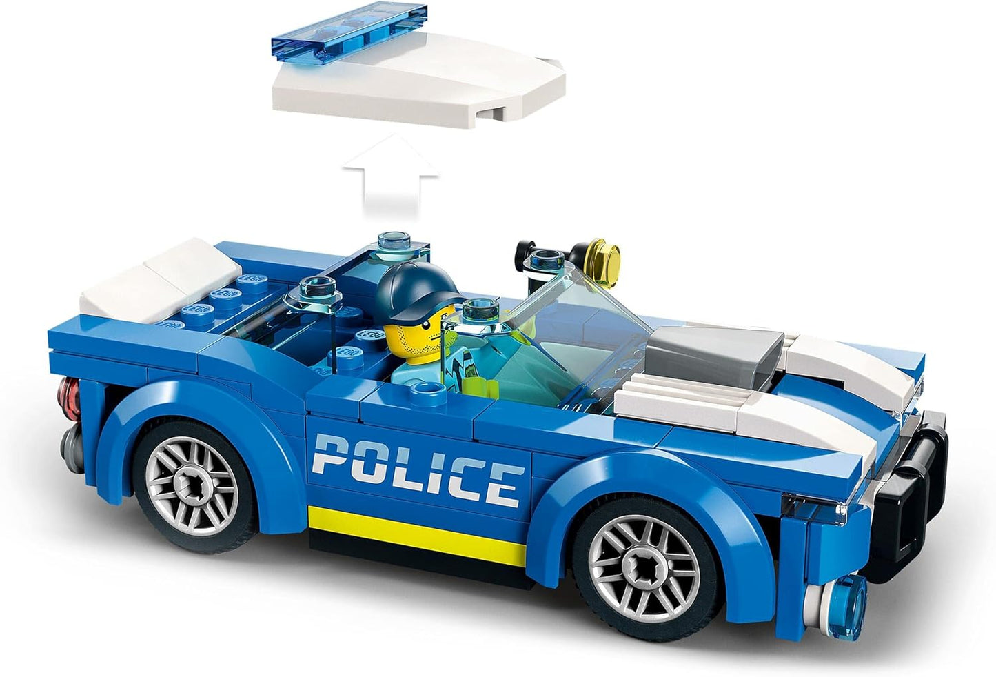 LEGO 60312 City Police Car, Police Toy from 5 Years, Gift for Children with Police Officer Mini Figure, Adventure Series, Creative Children's Toy for Boys and Girls