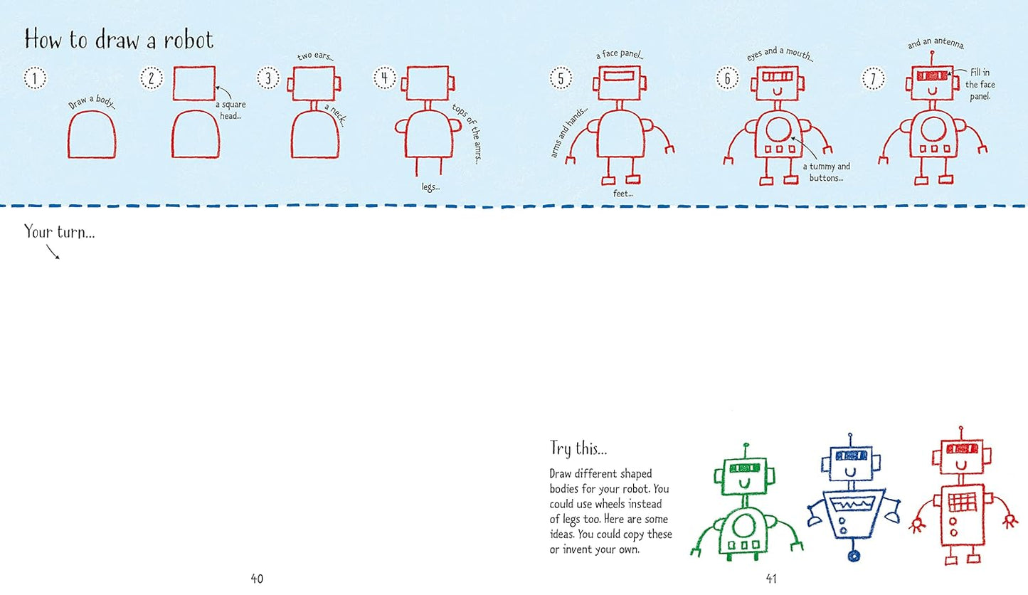 Step-by-step Drawing Book: 1