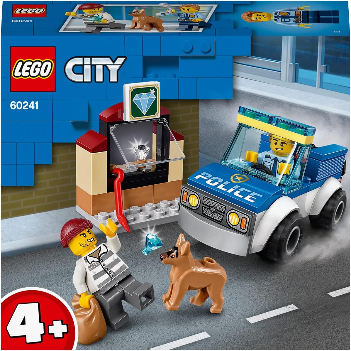 LEGO 60241 Police Dog Easel City Construction Set