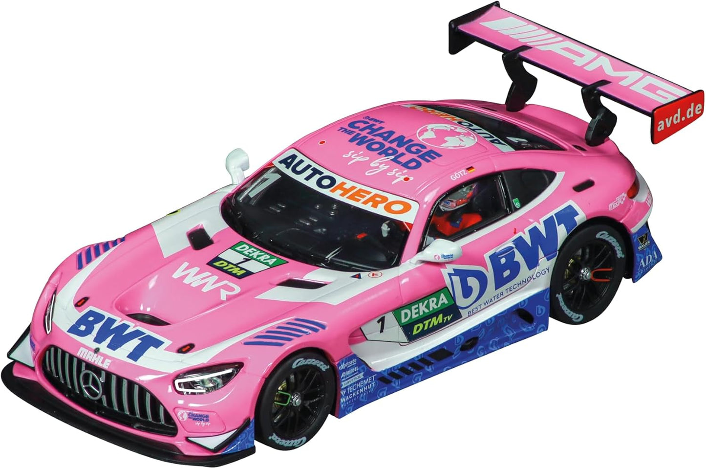 Carrera - 20031066 - Digital 132 I Mercedes AMG GT3 Evo Mercedes AMG Team Winward Götz No1 I Experience the Champion of the D Season 2021 I Detailed Replica