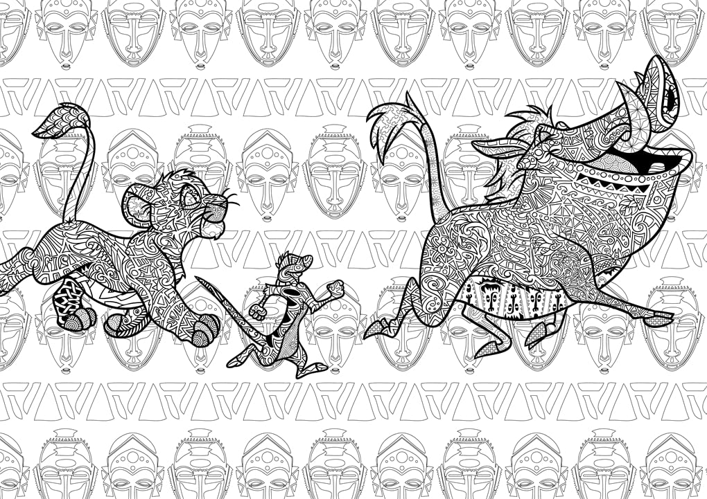 Disney: Animals Colouring (Young Adult Colouring)