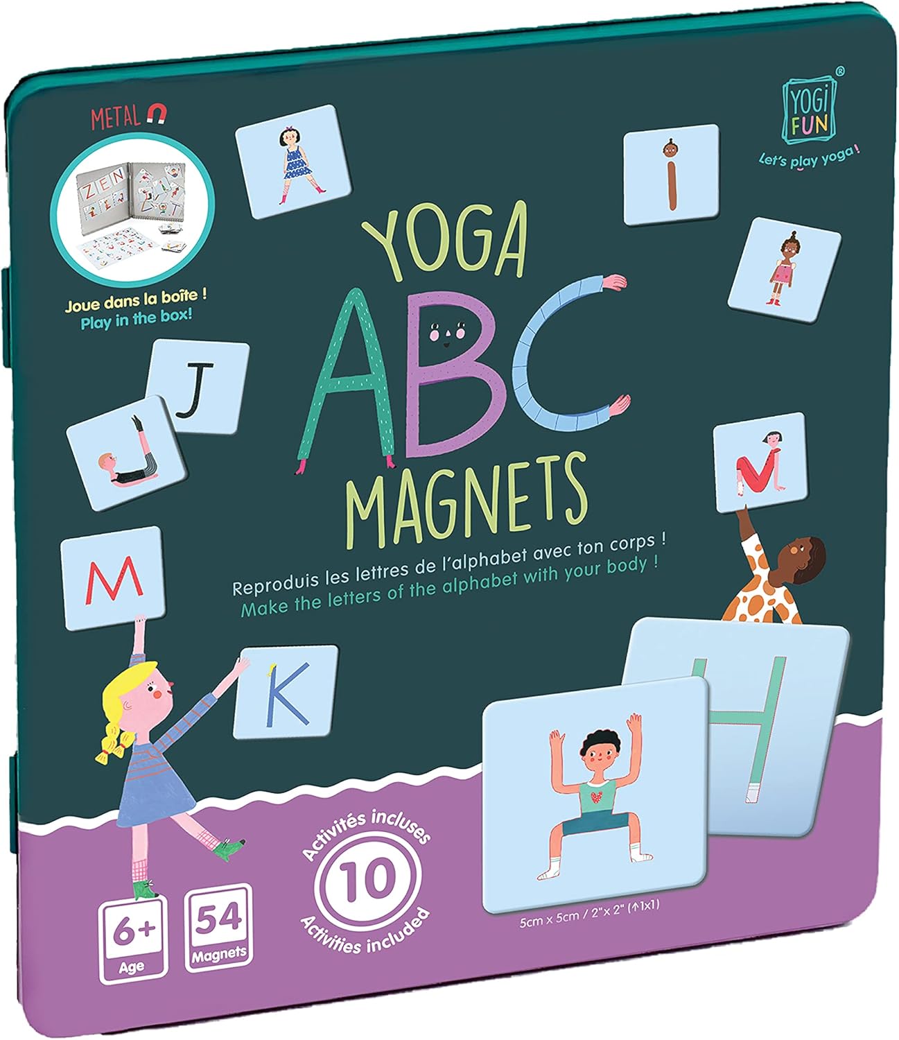 Buki France Y021 Yoga ABC Magnets