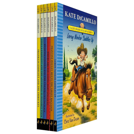 Tales from Deckawoo Drive Volume 1-6 Books Collection Set By Kate DiCamillo and Illustrated By Chris Van Dusen