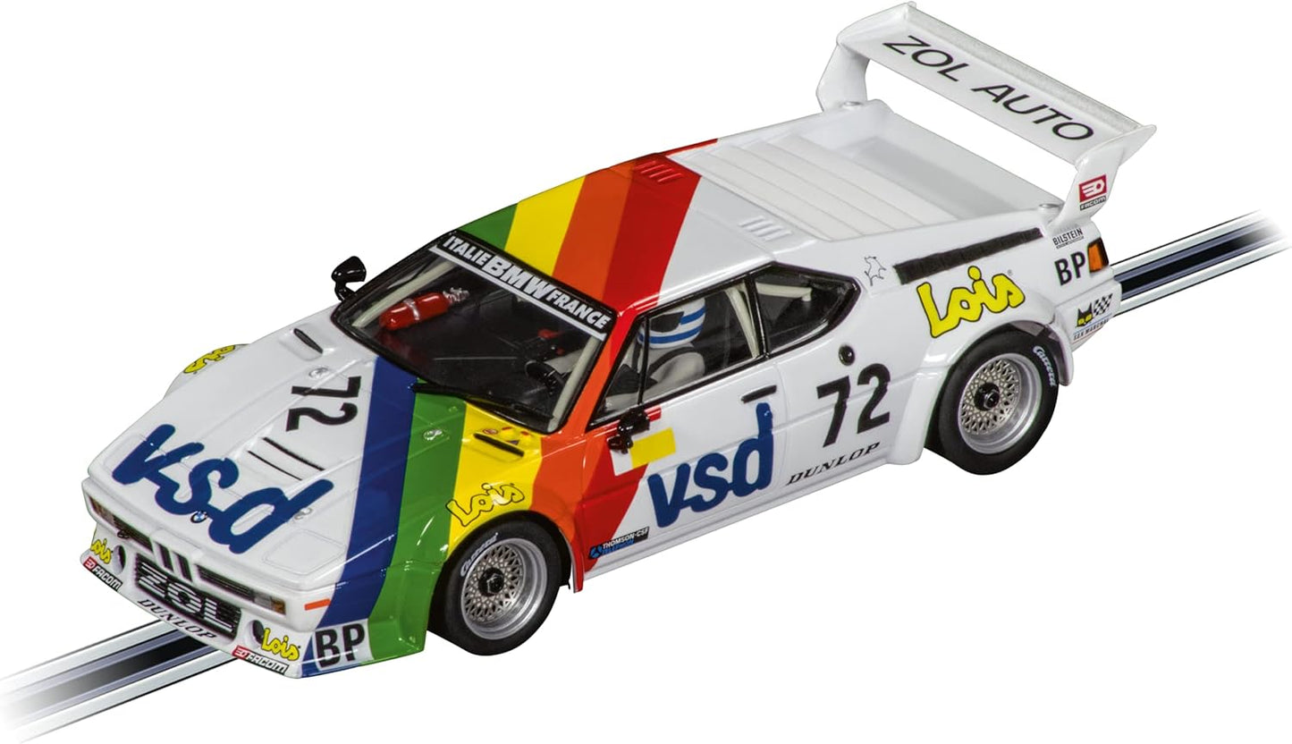 Carrera - 20031040 - Digital 132 I BMW M1 BMW Zol'Auto No. 72 24h 1981 I Replica of the BMW M1 Procar from 1981 I Equipped with Front, Rear & Brake Light I Detailed Slot Car in Scale 1:32