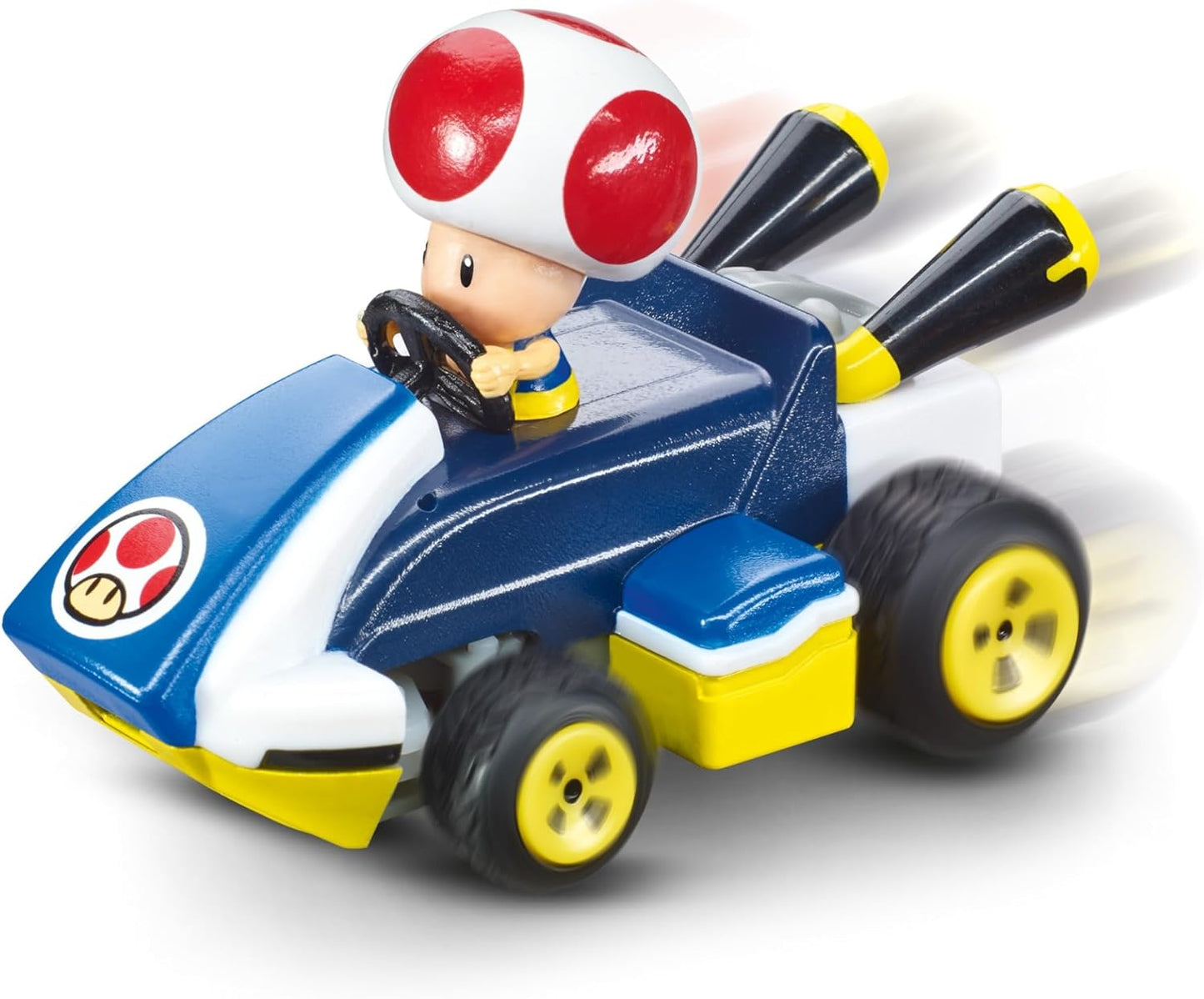 Carrera RC Mario Kart Mini RC, Toad I For Children and Adults, Boys & Girls I Unique Original Licence I Instant Driving Fun with Ready to Run I Authentic Mario Kart Experience