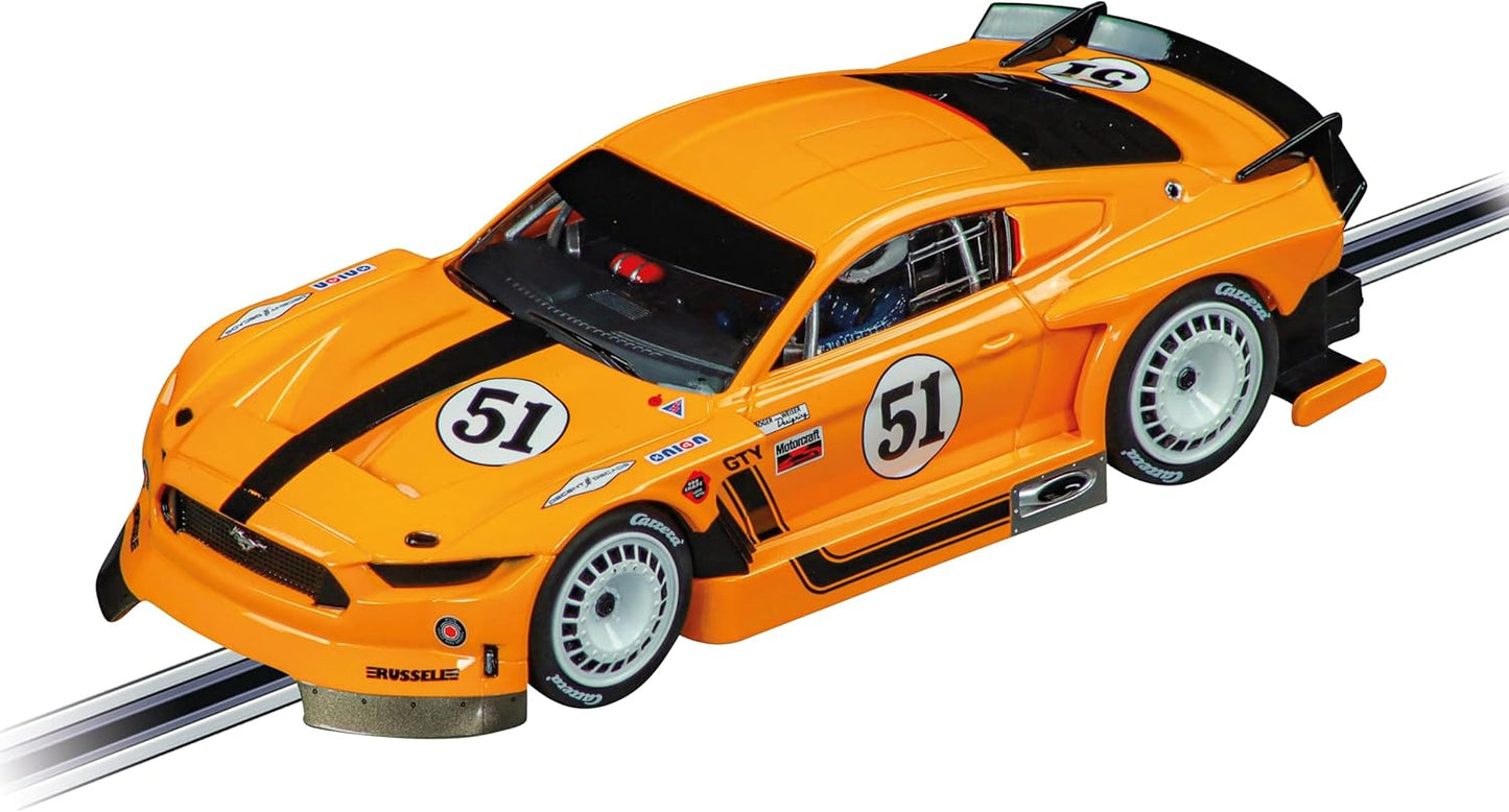 Carrera - 20032027 - Carrera Digital 132 | Ford Mustang GTY "No.51" | Car for Racetrack | Racetracks and Licensed Slot Cars | Up to 6 Players | For Children from 8 Years and Adults