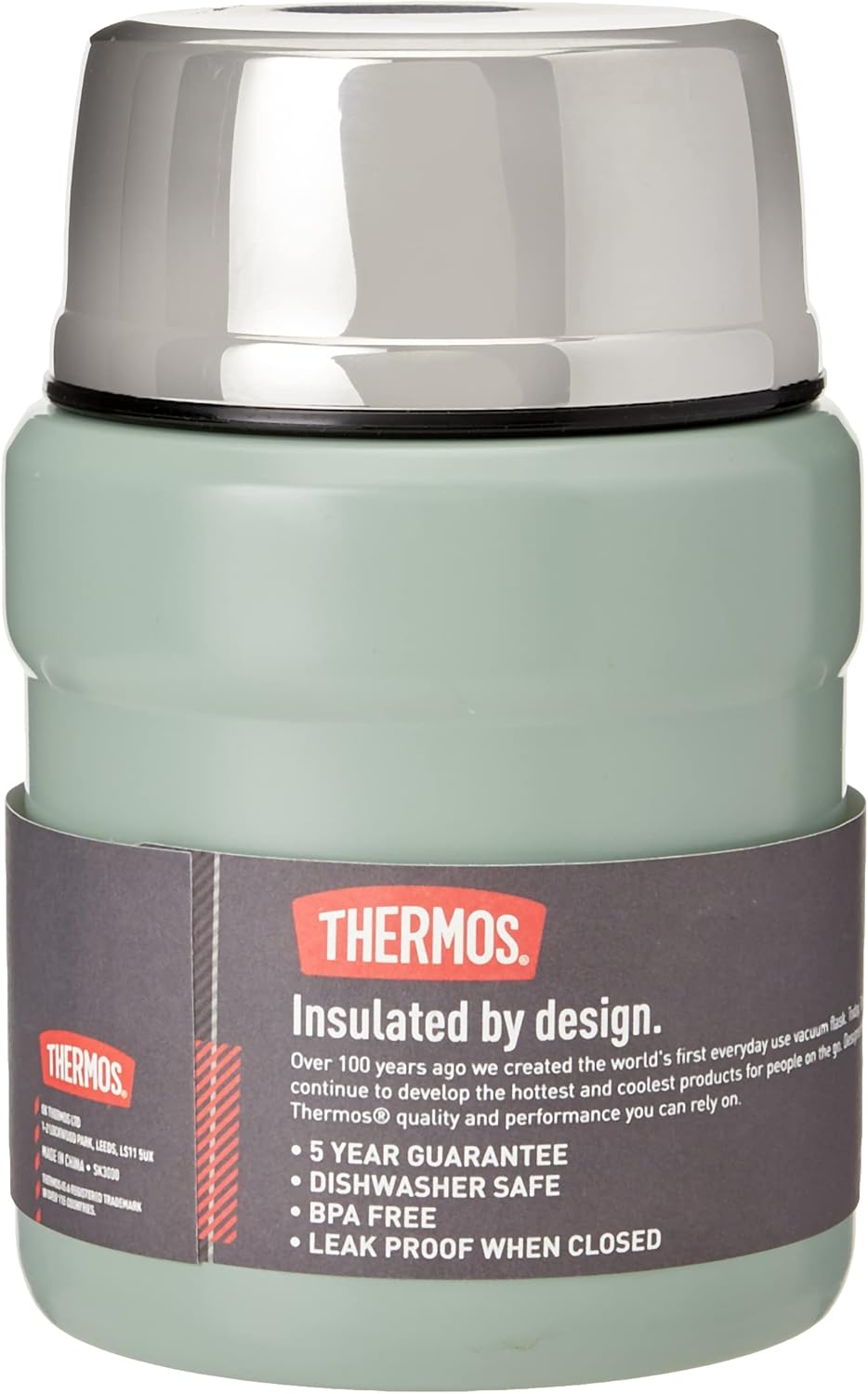 Thermos Stainless King Lebensmittelflasche, Edelstahl Silikon Kunststoff, Duck Egg, 470ml