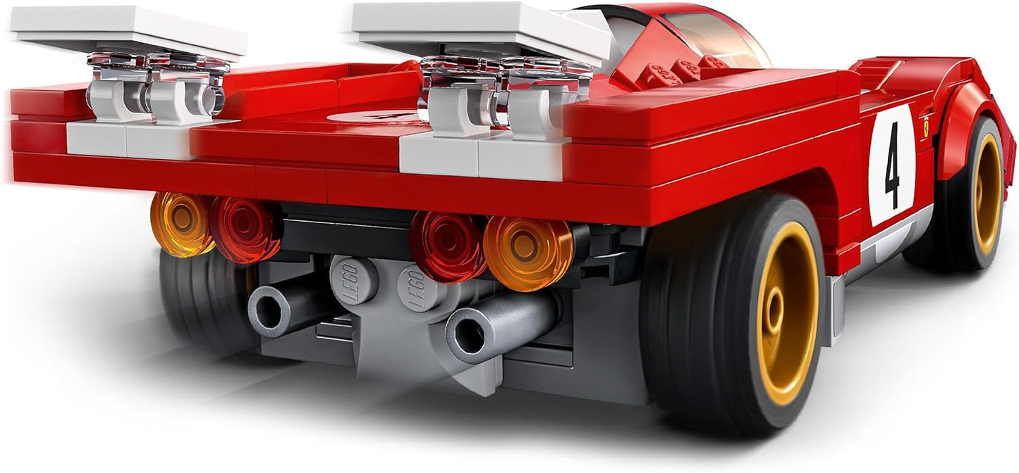 LEGO Speed Champions 1970 Ferrari 512 M Model Car Kit, Toy Car, Racing Car for Children, 2022 Collection 76906