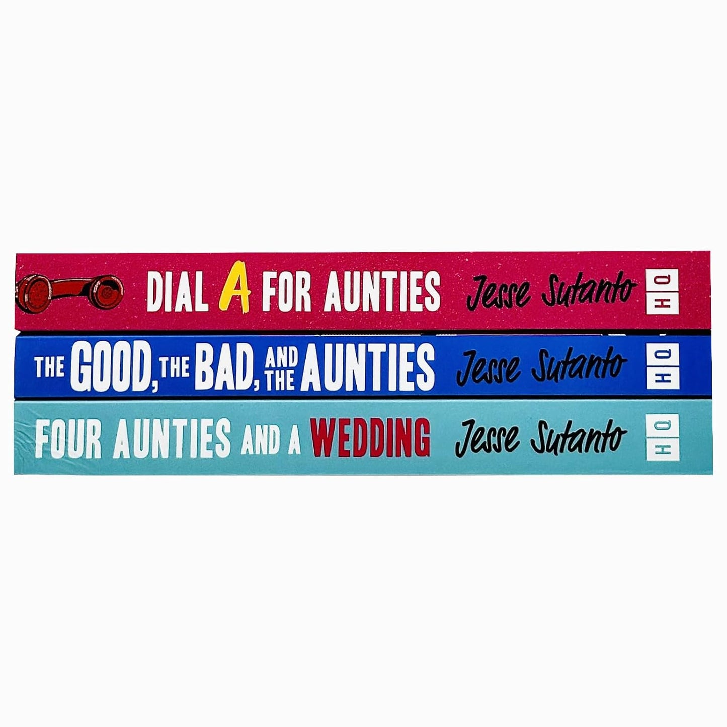 Aunties Series 3 Books Collection Set By Jesse Sutanto (Dial A For Aunties, Four Aunties and a Wedding & The Good, the Bad, and the Aunties)