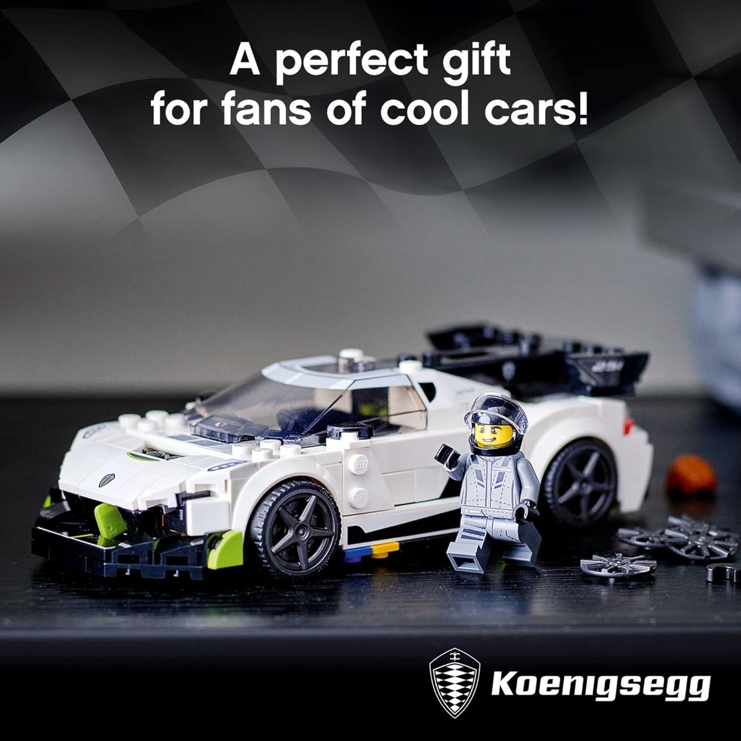 LEGO Speed Champions Koenigsegg Jesko 76900 Building Toy for Kids and Car Fans; New 2021 (280 Pieces)