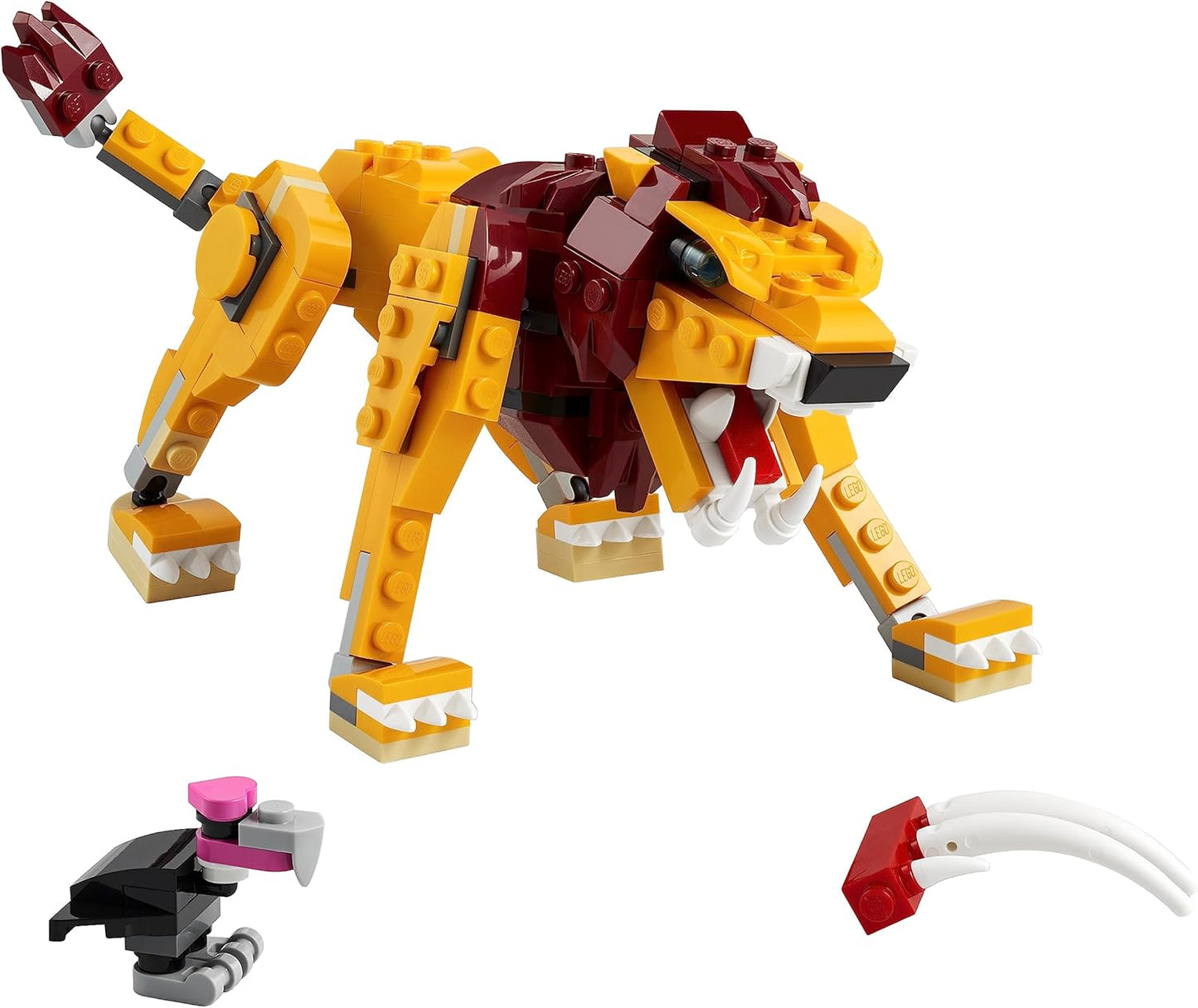 LEGO 31112 Creator 3-in-1 Wild Lion Ostrich and Warthog Set Toy Animals for Children