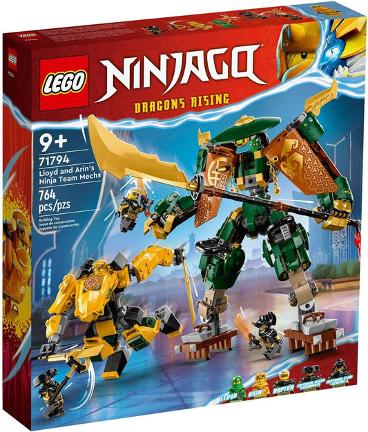 Lego Ninjago 71794 The Ninjas Lloyd and Arin Robot Team, Ninja Toy for Children