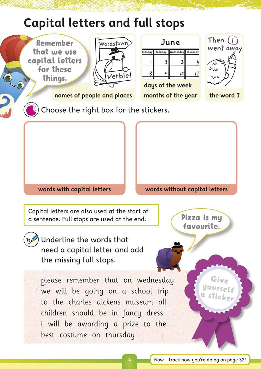 Progress with Oxford: Grammar and Punctuation Age 6-7- Practise for School with Essential English Skills