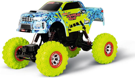 Carrera RC Professional Crawler, Remote Controlled Crawler with 4-Wheel Drive and Metal Gear, Proportional Control & Digital Control for Precise Manoeuvres, Splash-proof & Oil Pressure Shock Absorbers