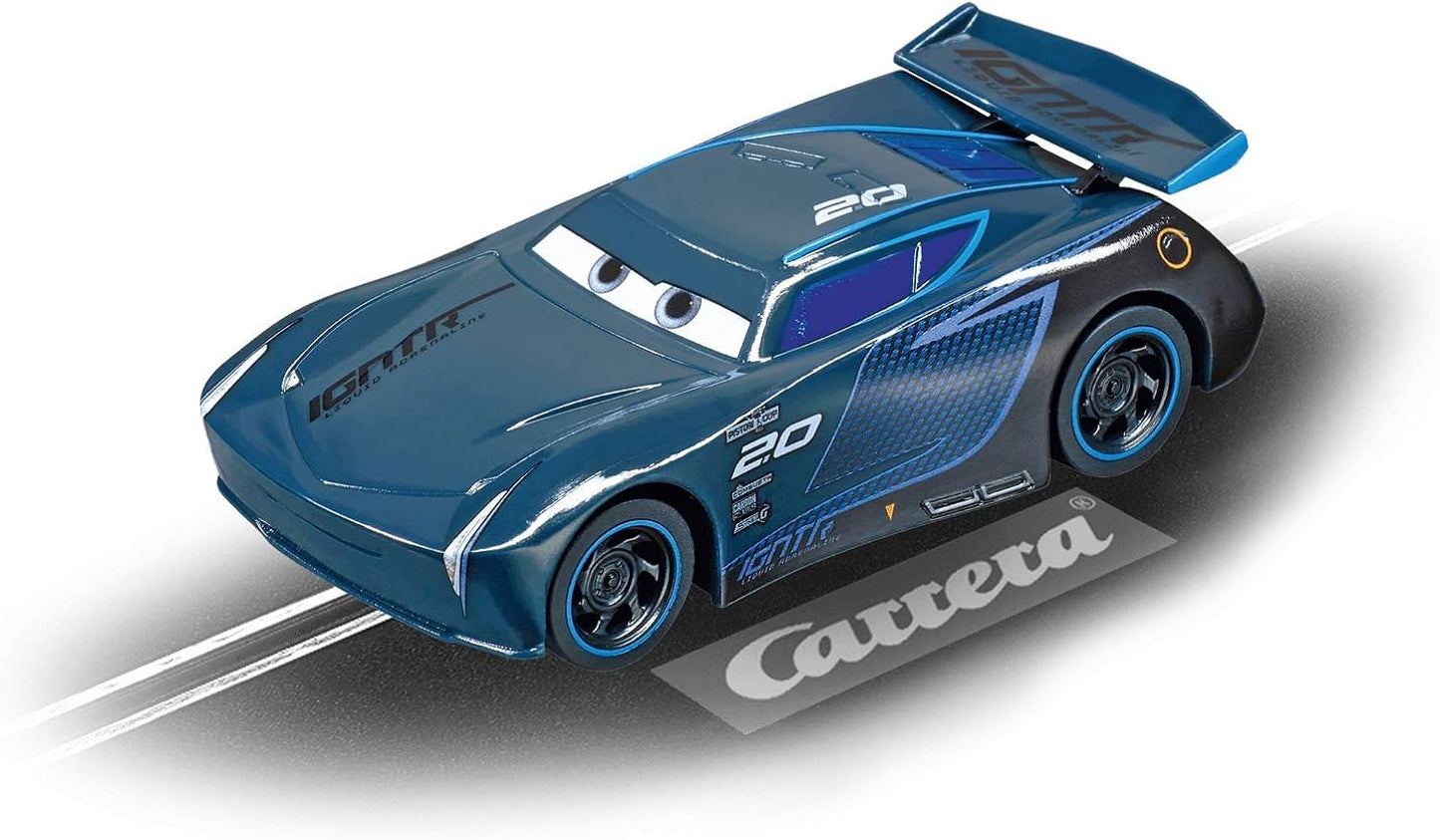 Carrera First I Jackson Storm from Disney, Pixar Cars Slot Car, Exclusive to Carrera First Train, Authentic, Detailed and Ideal for Children