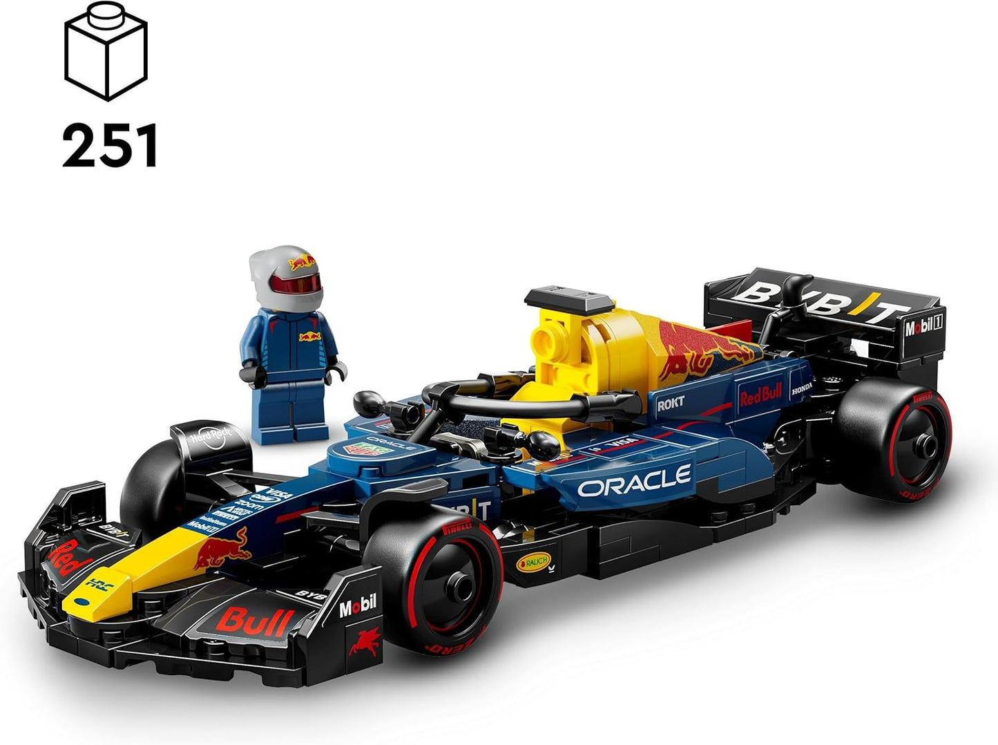 LEGO Speed Champions Oracle Red Bull Racing RB20 F1 Racing Car - Model for Adults with Formula 1 Mini Figure to Collect - Exhibit and Gift for Fans of Motorsport & Racing Car 77243