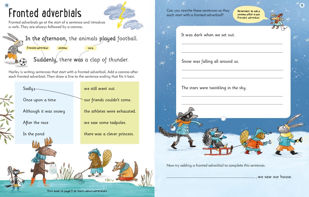 Usborne Workbooks Grammar and Punctuation 8-9