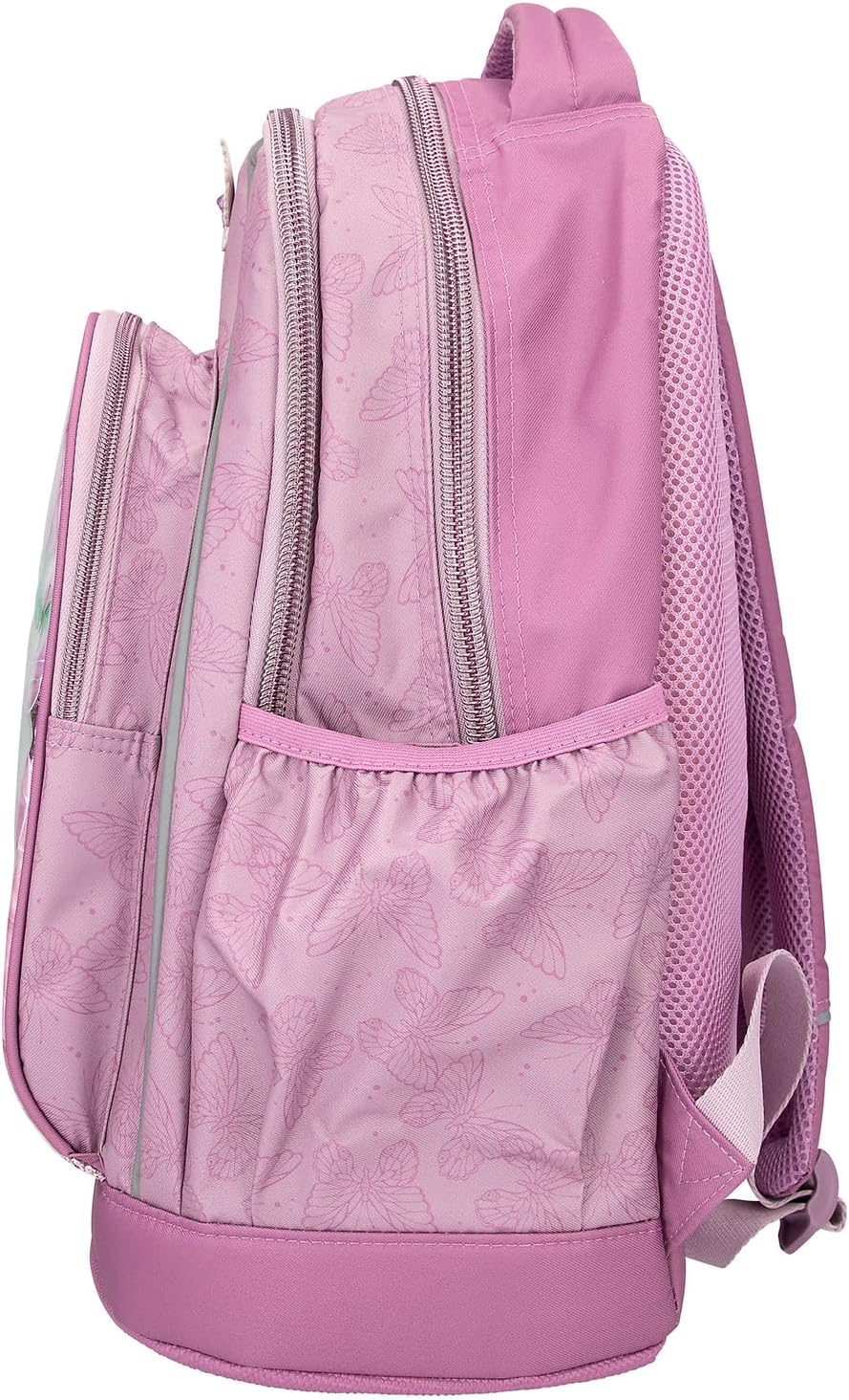 Depesche 12780 TOPModel Fairy Love School Backpack in Mauve with Model Motif and Butterflies, School Bag with Adjustable Straps