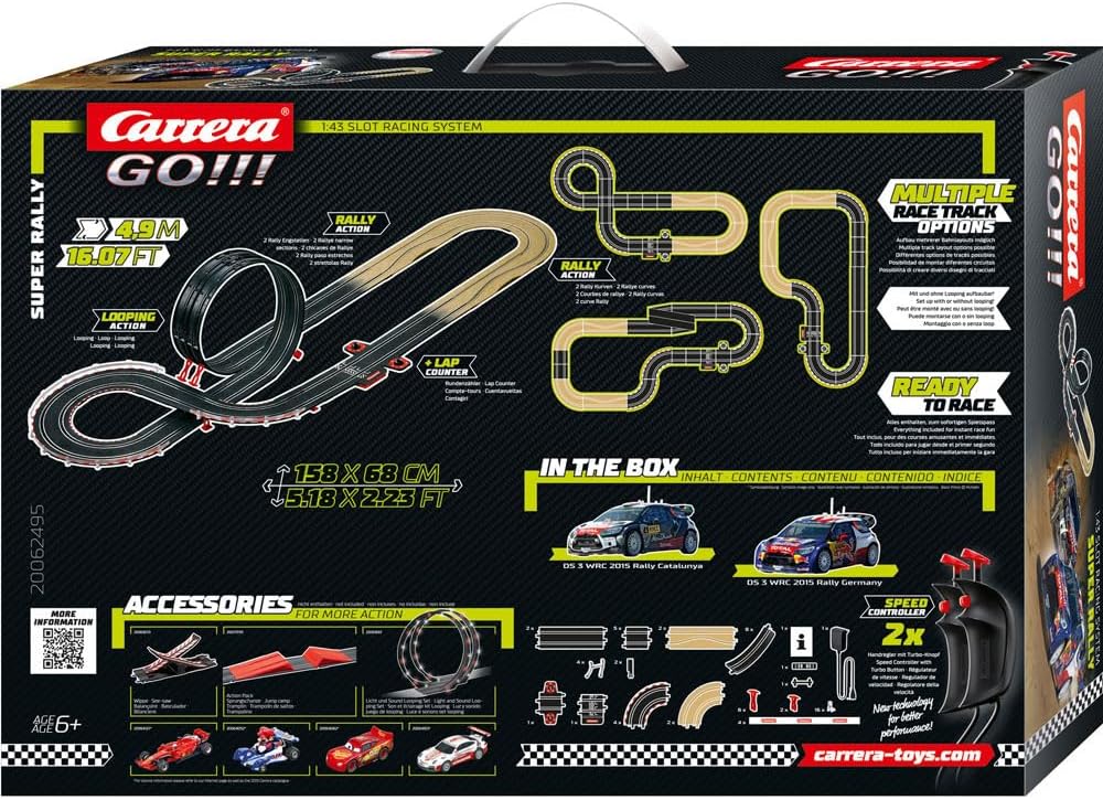 Carrera Go!!! Super Rally 20062495 Car Racing Track Set