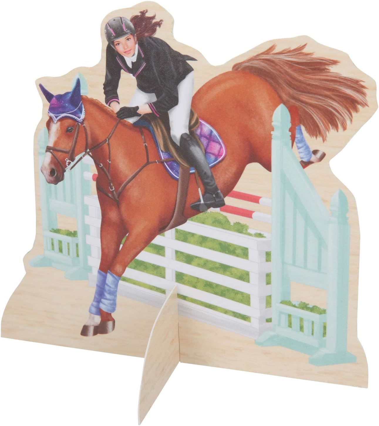 Depesche 10901 Miss Melody Colouring Book with Craft Pages, Design Your Jumping Course, Approx. 24.5 x 20 x 1.5 cm