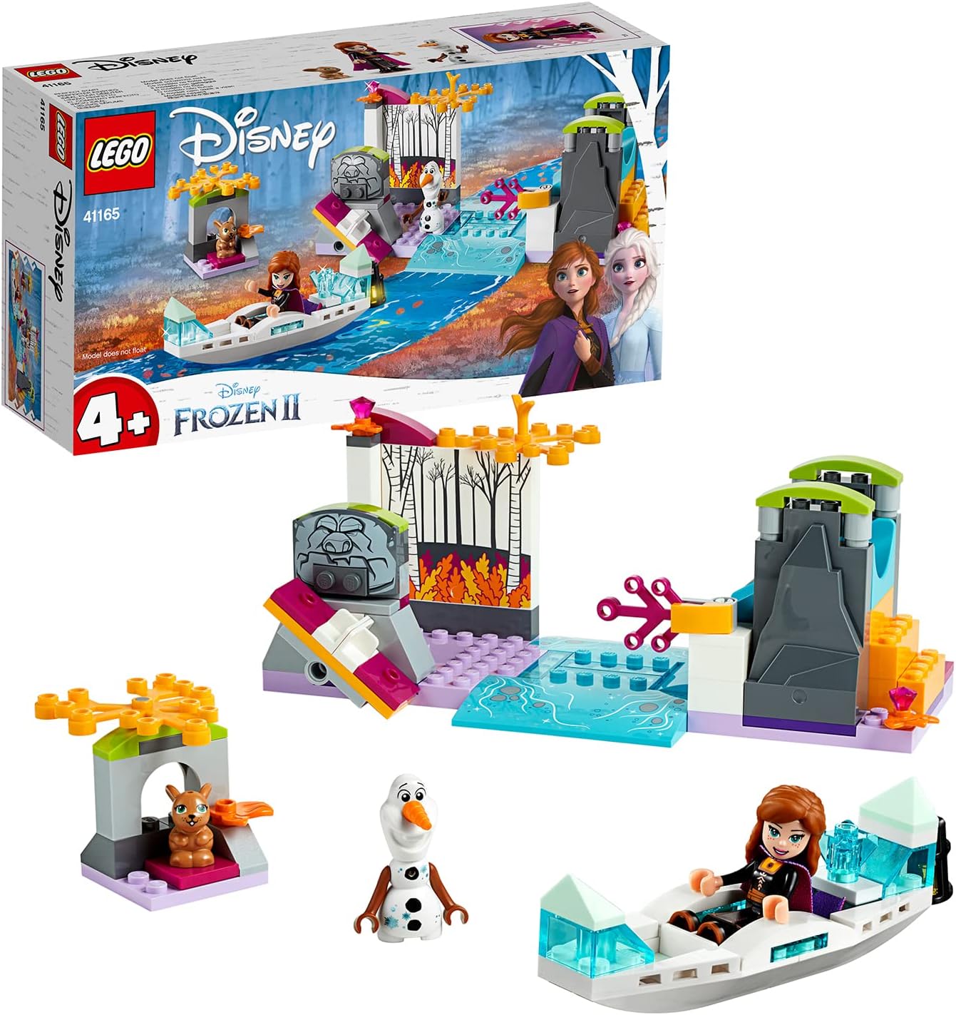 LEGO 41165 Princesas Disney Annas Canoe Construction Kit, Multi-Colour