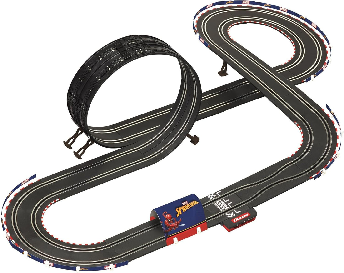 Carrera - 20062580 - Carrera GO!!! Spider Racing Race Track Set I Race Track with Licensed Slot Cars | Up to 2 Players | For Children from 6 Years and Adults