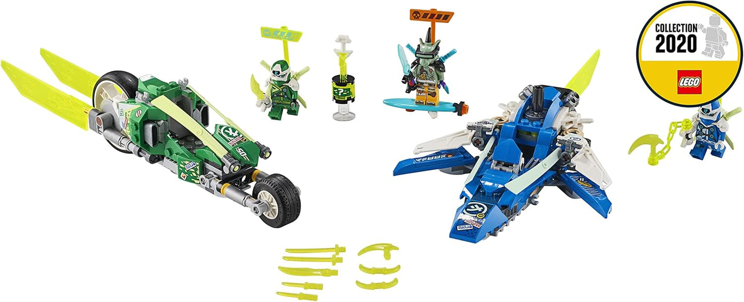 Lego 71709 NINJAGO Jay & Lloyds Power Speedster with Aeroplane and Bike Racers