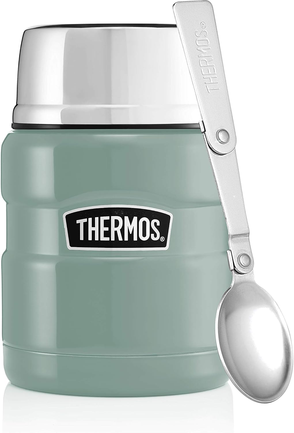 Thermos Stainless King Lebensmittelflasche, Edelstahl Silikon Kunststoff, Duck Egg, 470ml