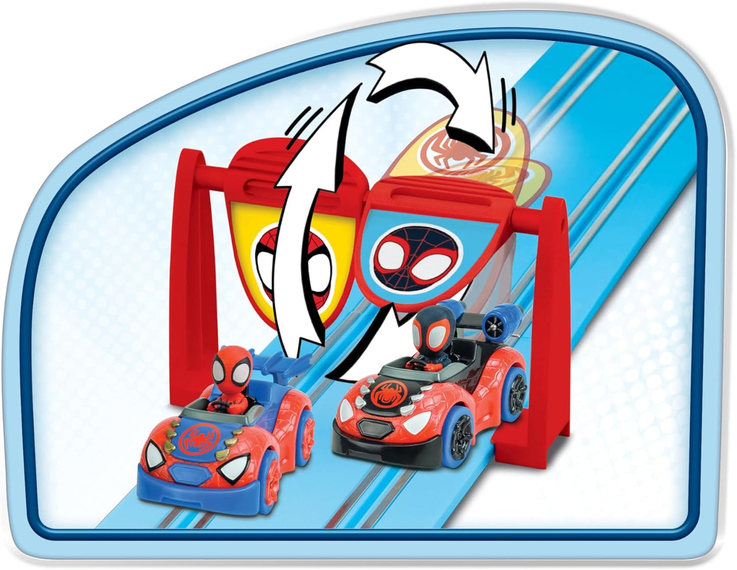 Carrera - 20063050 - Carrera First I Spidey Go Webs Go Race Track Set I Car for Racetrack | Racetracks and Licensed Slot Cars | Up to 2 Players | For Children from 3 Years and Adults