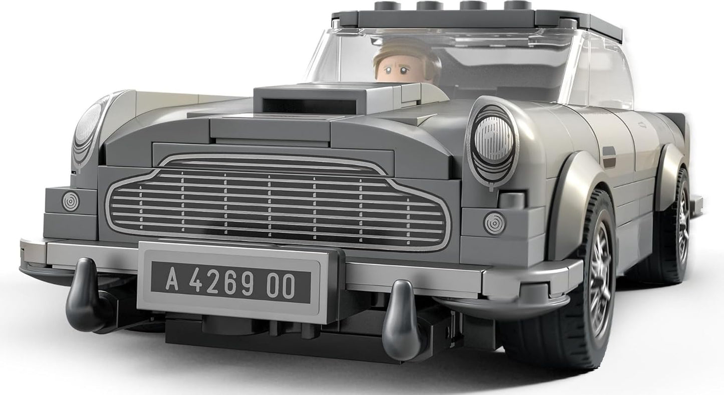 LEGO 76911 Speed Champions 007 Aston Martin DB5, James Bond Car Toy for the Movie No Time to Die, Model Car to Recreate with Mini Figure, Collector's Set, Gift for Boys, Girls and Fans