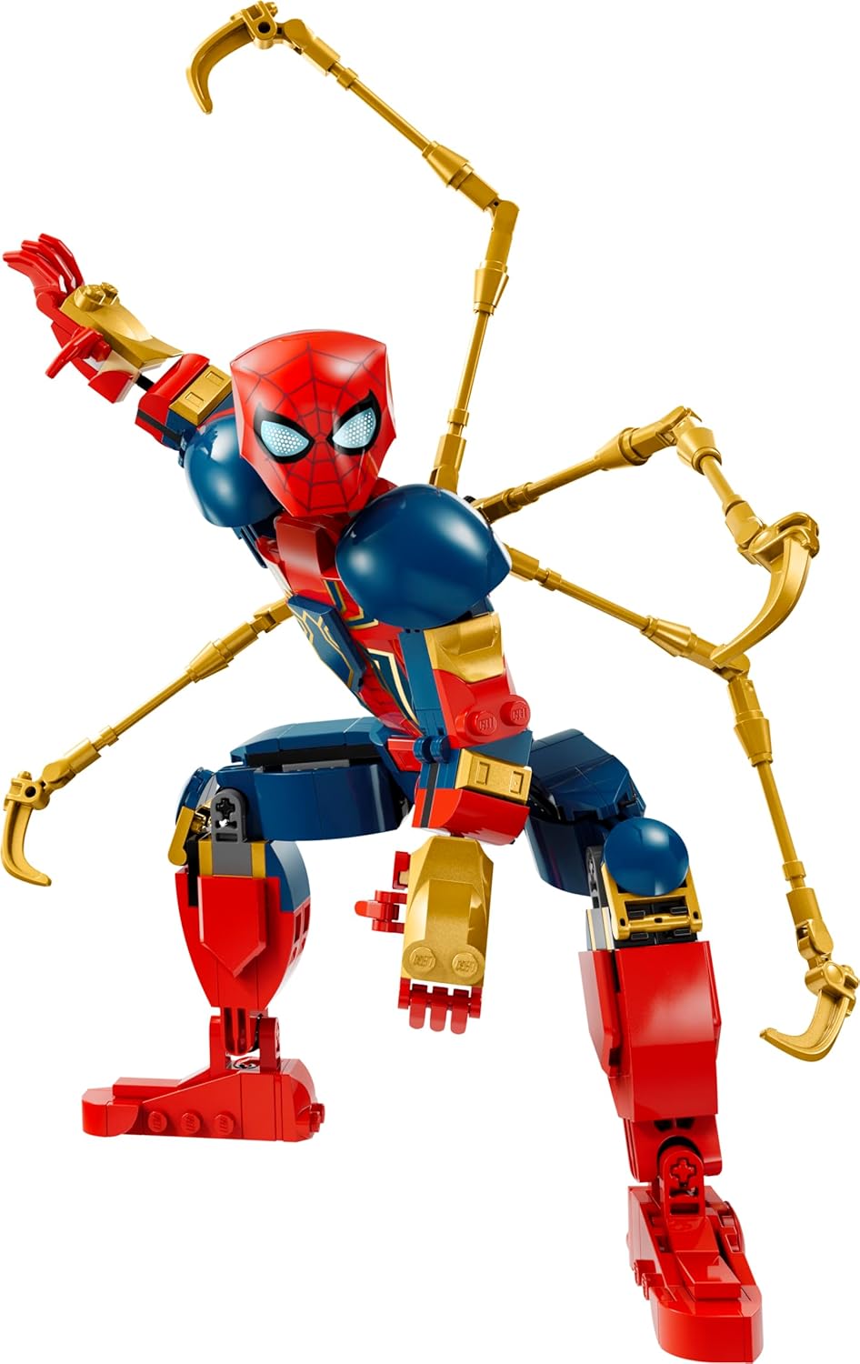 LEGO Marvel Iron Spider-Man Baufigur, Superhelden-Actionspielzeug für Kinder ab 8 Jahren, Jungen & Mädchen, Set mit Rüstung, baubares Modell, Avengers Geschenk-Idee für Fans der Marvel Filme 76298