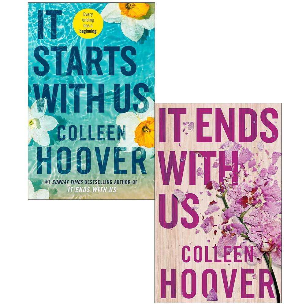 Colleen Hoover Collection 2 Books Set (It Starts with Us & It Ends With Us)