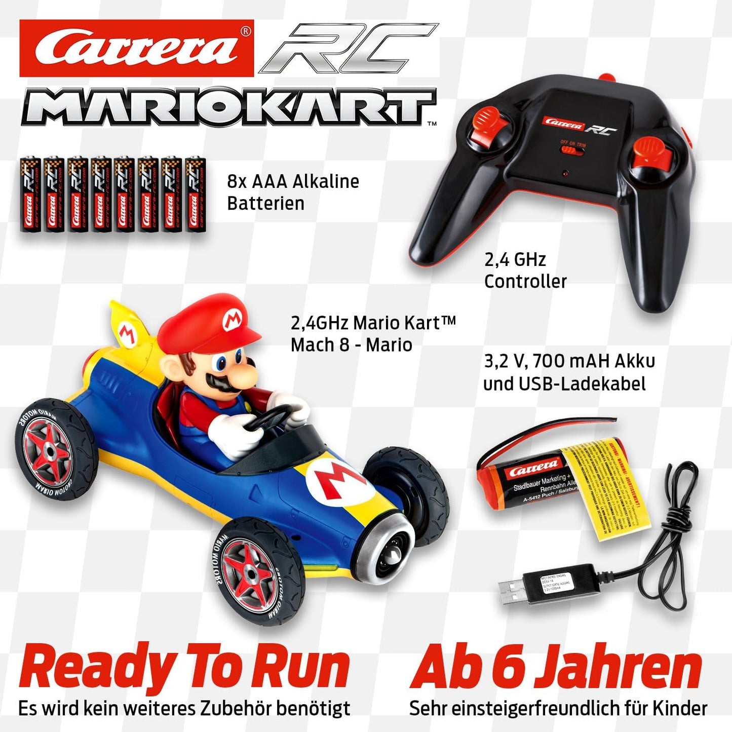 Carrera RC Mario Kart(TM) Bumble V, Yoshi