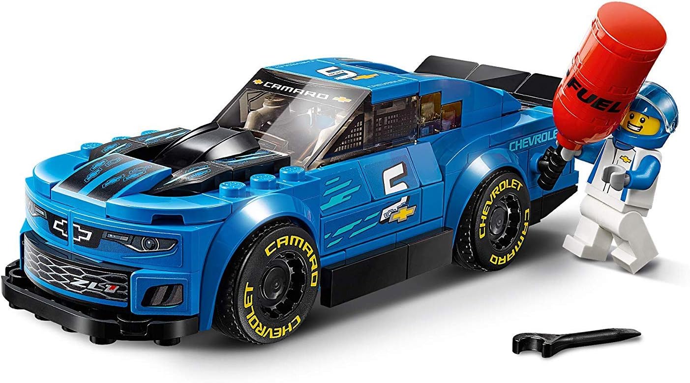 LEGO 75891 Speed Champions Chevrolet Camaro ZL1 Race Car Building Kit, Colourful