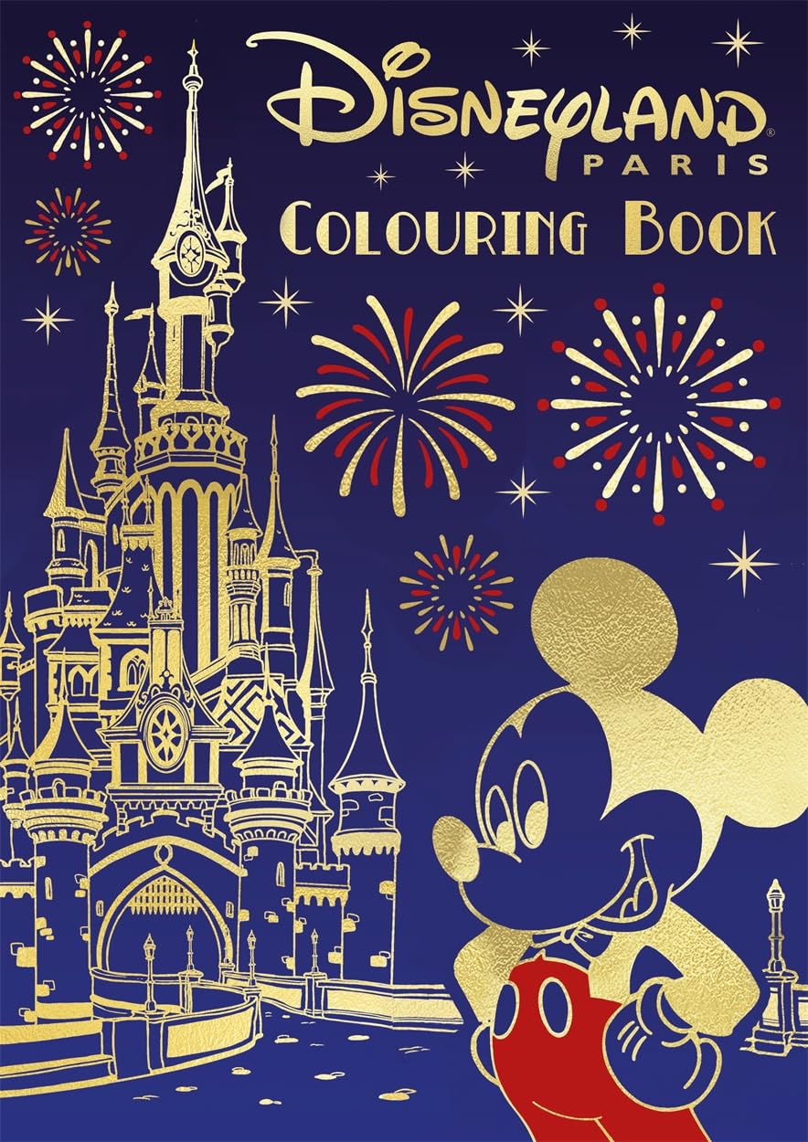 Disney: Disneyland Paris Colouring Book (Young Adult Colouring)