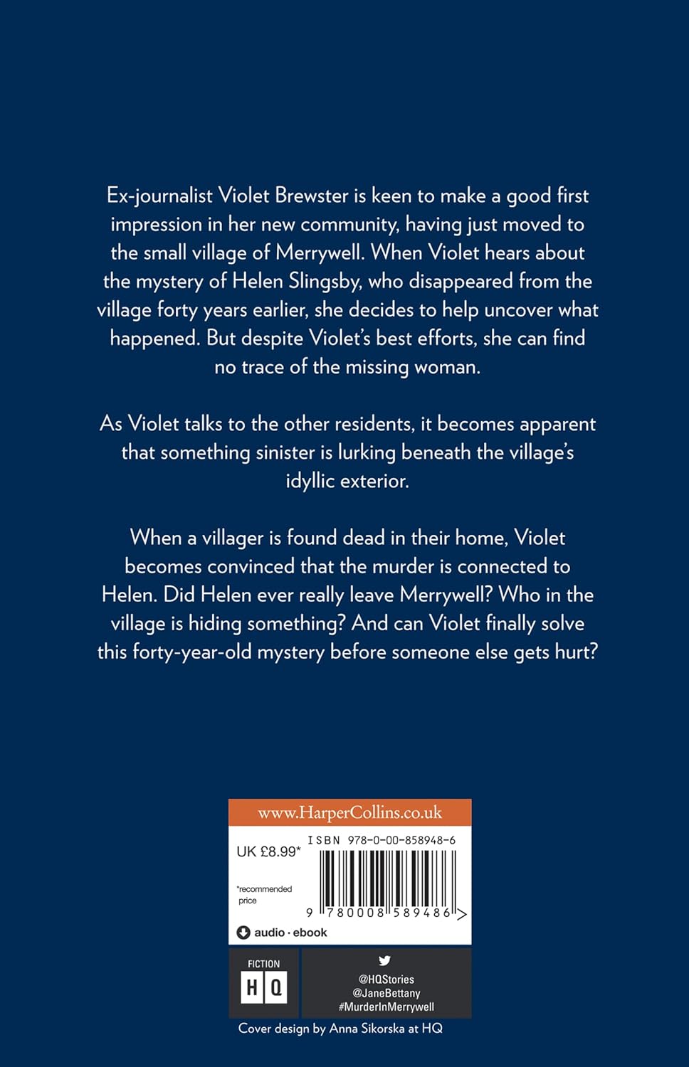 Murder in Merrywell: A new utterly gripping and unputdownable cozy crime mystery series debut for 2024!: Book 1 (A Violet Brewster Mystery)