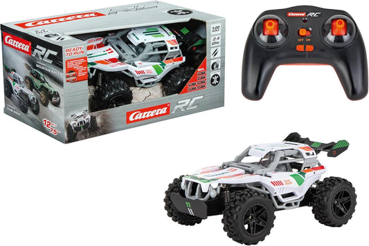 Carrera RC I 2.4GHz Team Rider I RC Buggy with Full Driving and Steering Function I Full Suspension I Pneumatic Tyres I Fun for Outdoor Adventures in the Garden or Park I Suitable for Children from 6